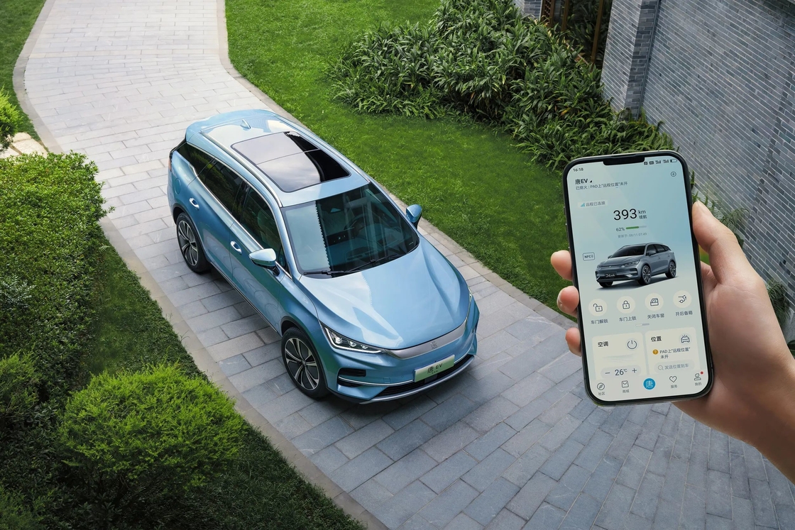 4WD 뉴 에너지 BYD EV 자동차 112Km 독점형 플래그십 Byd Tang DM-I