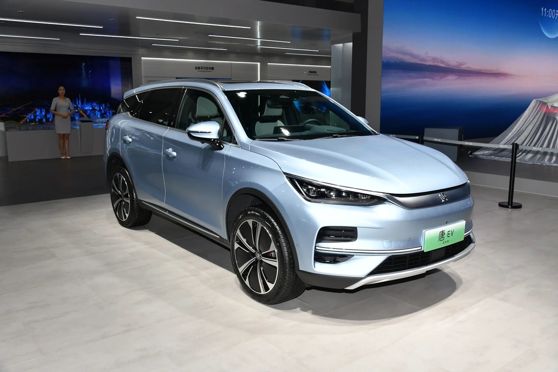 럭셔리 BYD Tang 전기차 EV 185Km/H 왼쪽 드라이브 플러그인 하이브리드 SUV