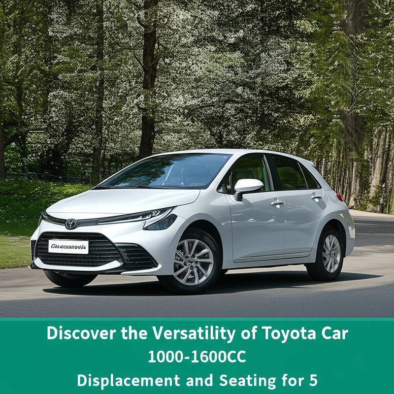 도요타 자동차의 다양성을 발견 1000-1600cc 5 대의 배치 및 좌석
